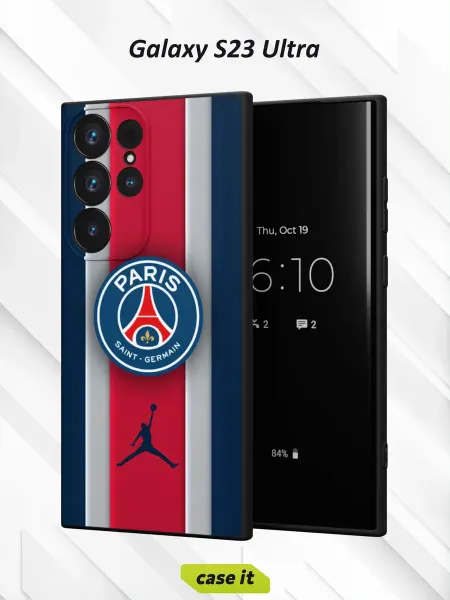 Case it Чехол на Samsung S23 Ultra с принтом Paris Saint-Germain