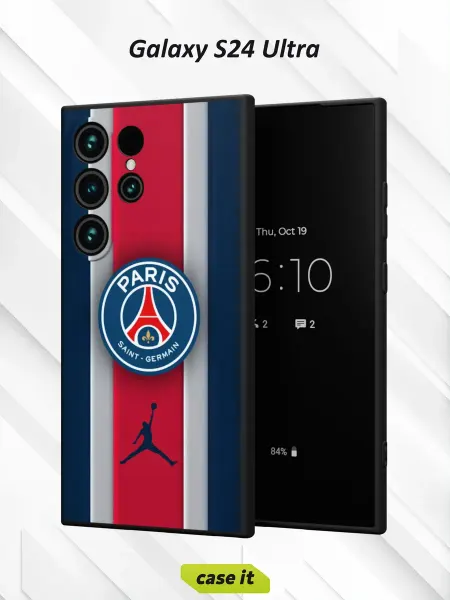 Case it Чехол на Samsung S24 Ultra с принтом Paris Saint-Germain
