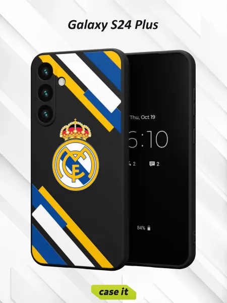Case it Чехол на Samsung S24 Plus с принтом Футбольный клуб Реал