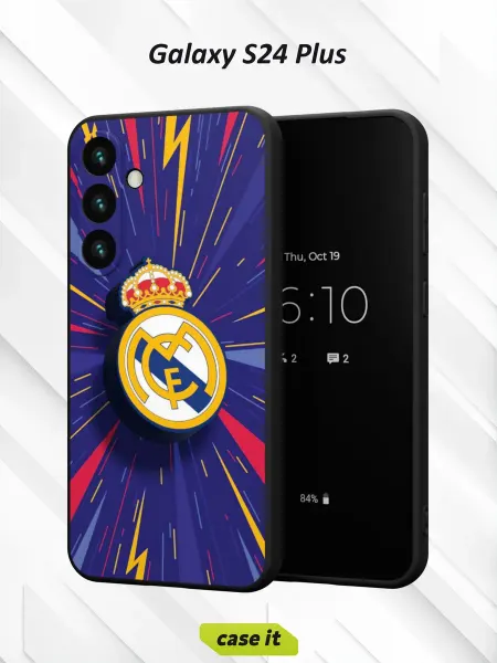Case it Чехол на Samsung S24 Plus с принтом Мадридский Реал