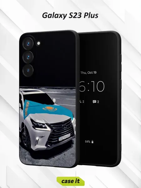 Case it Чехол на Samsung S23 Plusс принтом Автомобиль