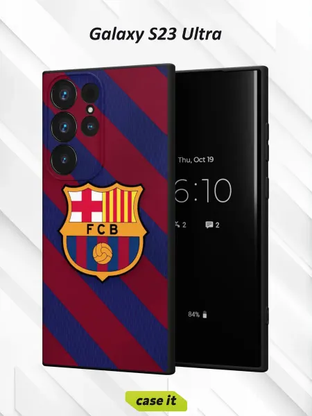 Case it Чехол на Samsung S23 Ultra с принтом Каталонская Барселона
