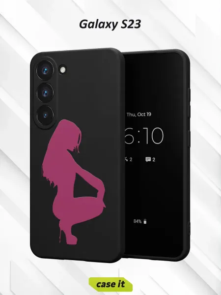 Case it Чехол на Samsung S23с принтом Девушка