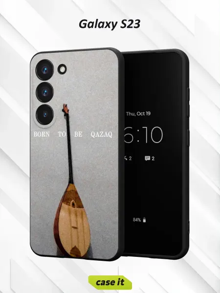 Case it Чехол на Samsung S23с принтом Домра