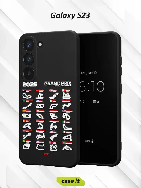 Case it Чехол на Samsung S23с принтом Формула-1