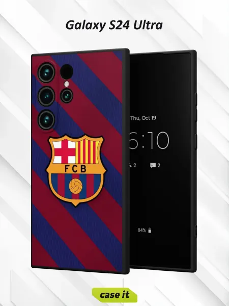 Case it Чехол на Samsung S24 Ultra с принтом Каталонская Барселона