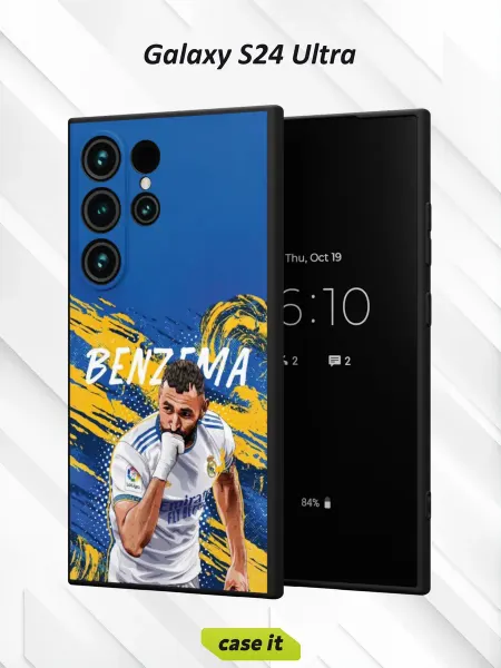 Case it Чехол на Samsung S24 Ultra с принтом Карим Бензема Реал