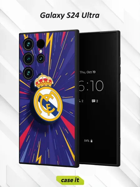 Case it Чехол на Samsung S24 Ultra с принтом Мадридский Реал