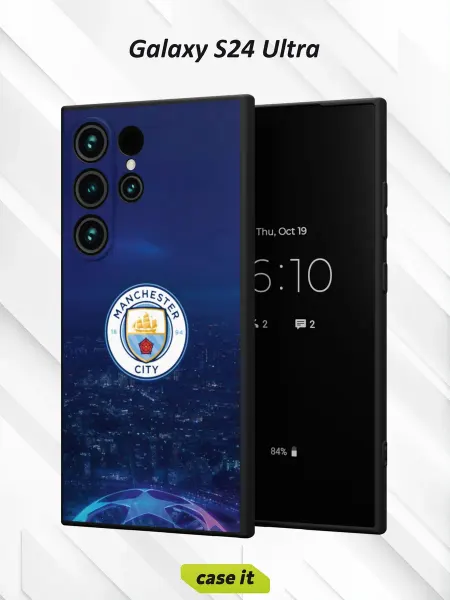 Case it Чехол на Samsung S24 Ultra с принтом Манчестер Юнайтед