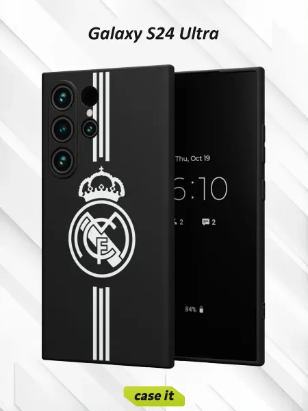 Case it Чехол на Samsung S24 Ultra с принтом ФК РЕАЛ ЧБ
