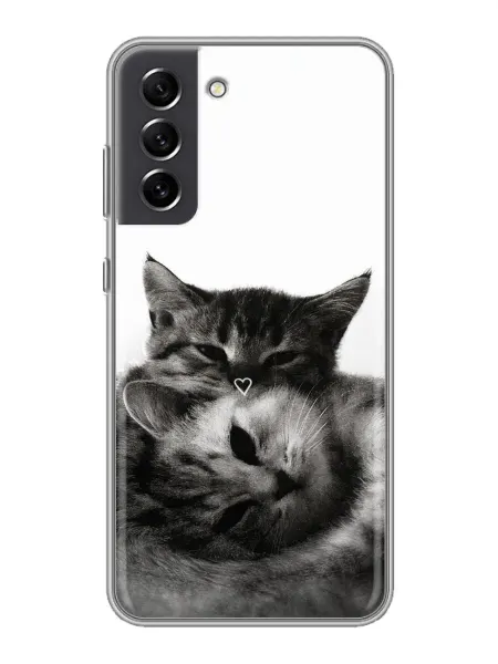 ChesnoCase Чехол на Samsung Galaxy S21 FE котики (для девушек)