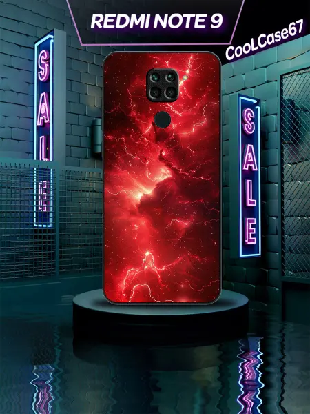 CooLCase67 Чехол на телефон Redmi note9 Красный