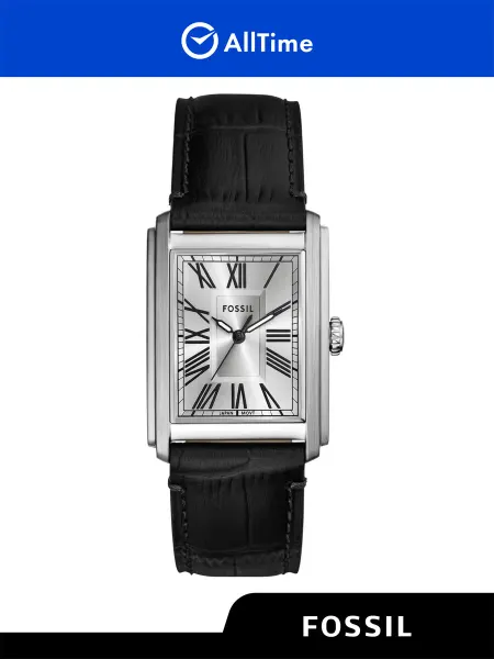 Fossil Часы наручные кварцевые с кожаным ремнем
