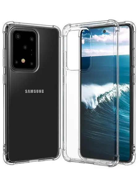 WaveDevices Чехол на Samsung Galaxy S20 Plus S11 прозрачный силиконовый