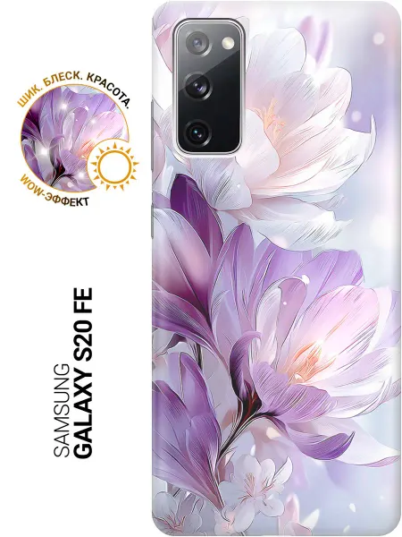 SLVGO Чехол на Samsung Galaxy S20 с цветами