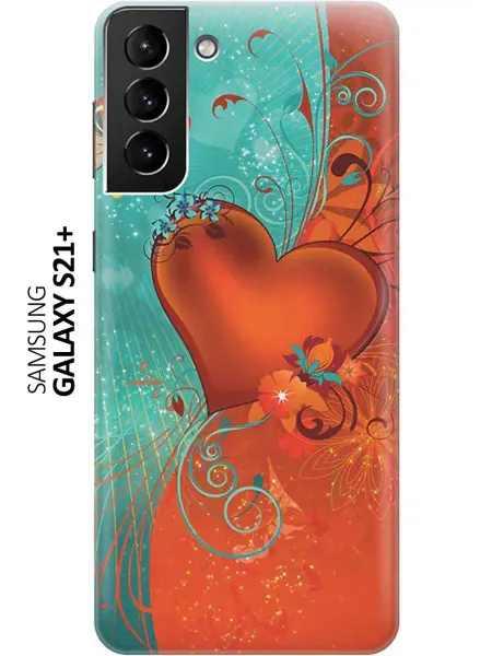 SLVGO Чехол на Samsung Galaxy S21+ стильный