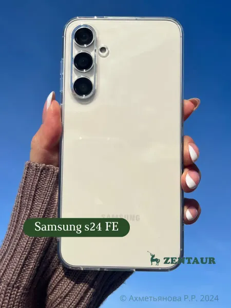 ZENTAUR Чехол на Samsung Galaxy S24 Fe прозрачный