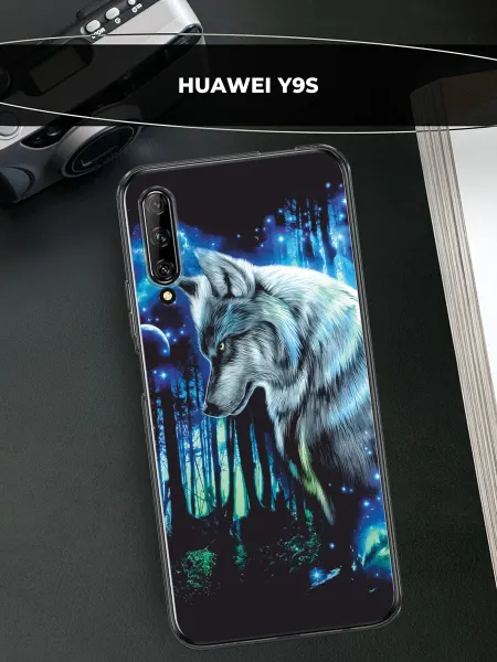 Huawei Чехол на Y9s волк
