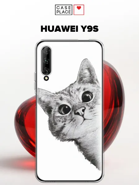 Huawei Чехол на Y9s кот
