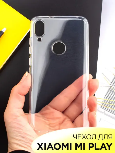 Mobileplus Чехол на Xiaomi Mi Play прозрачный силиконовый бампер