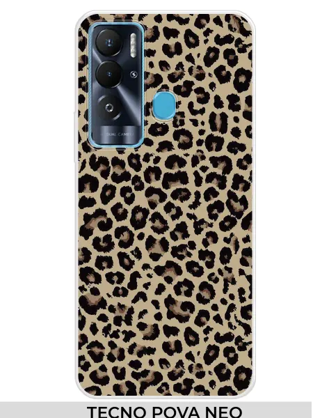NOOTO Чехол на TECNO POVA NEO леопардовый
