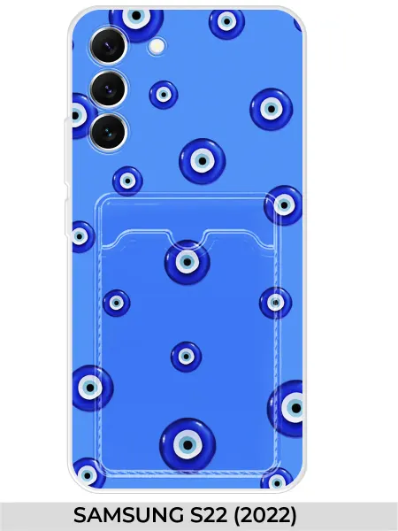 NOOTO Чехол с карманом на Samsung S22 (для Самсунг С22) Глазунья