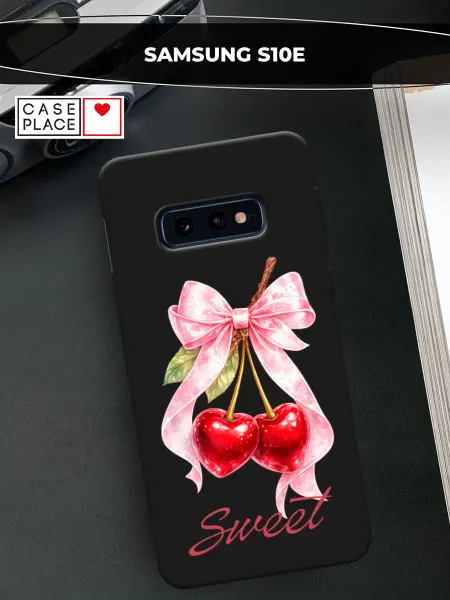 Samsung Чехол на S10E с вишней