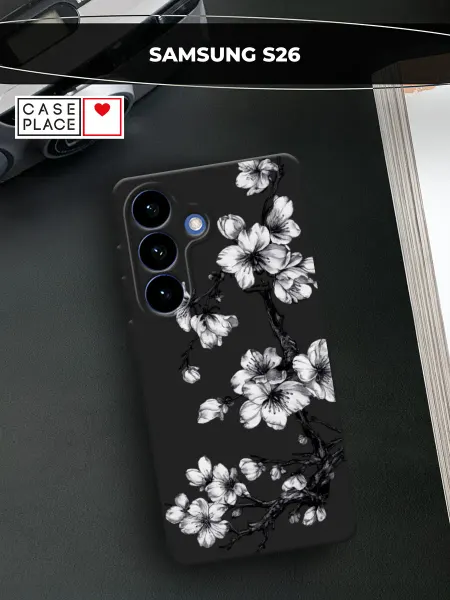 Samsung Чехол на S26 с сакурой