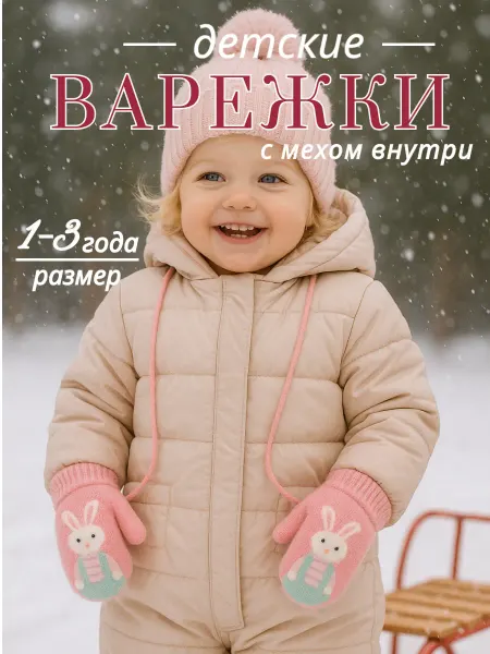 Варежки детские