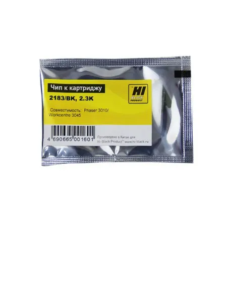 Hi-Black Чип 106R02183, Bk, 2,3K Xerox Phaser 3010 3040 WC3045 1