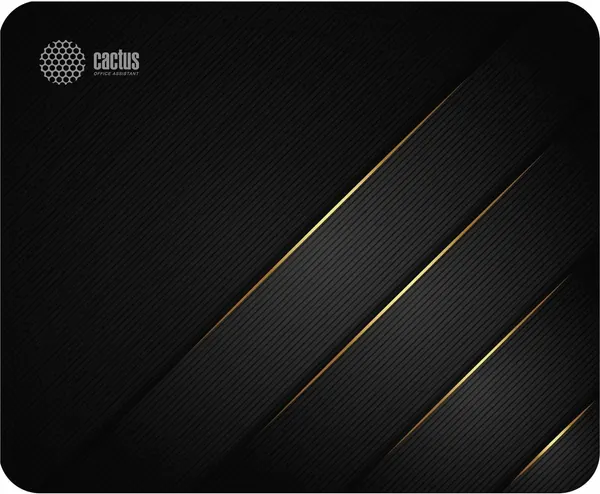 CACTUS Коврик для мыши Gold Geometry 300x250x2мм (CS-MPC-P04M)