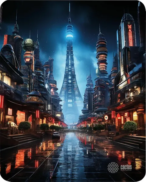 CACTUS Коврик для мыши City 300x250x3мм (CS-MPC-D05M)