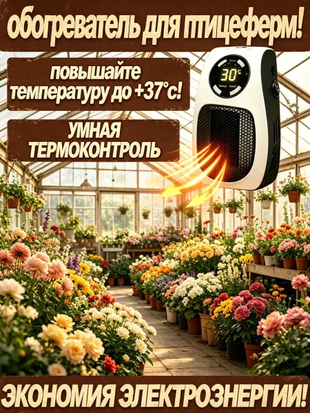 Обогреватель Быстрый нагрев Постоянное тепло