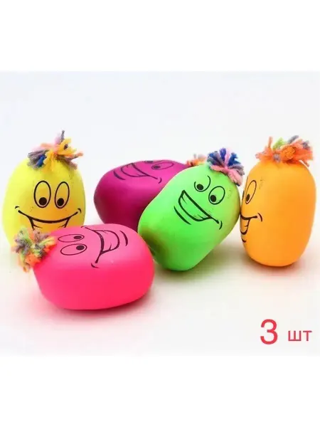 Bestoys Игрушка антистресс, капитошка 3 шт. Для моторики рук