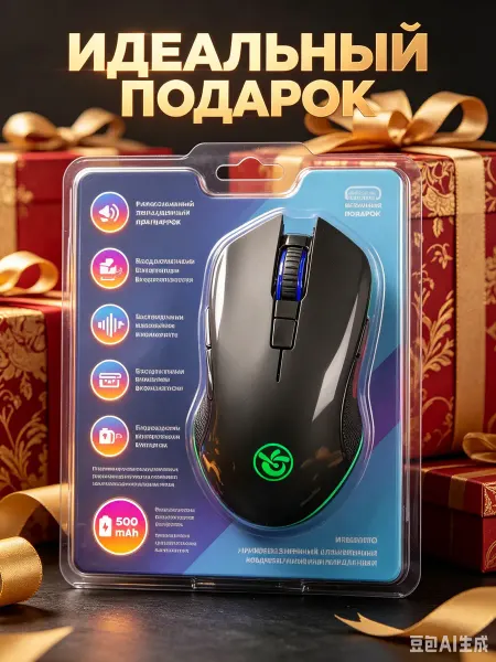 Oma.shop Мышь компьютерная проводная бесшумная для ноутбука