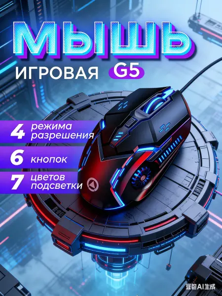 Xiaomi Компьютерная мышка проводная