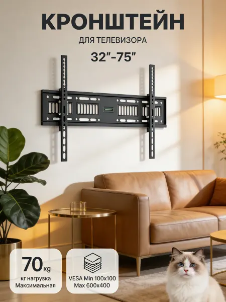Isa Кронштейн для телевизора 70 кг 32-75"