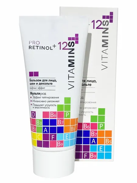 Крем для лица, шеи и декольте бальзам Modum Pro Retinol + 12 Vitamins 50 г