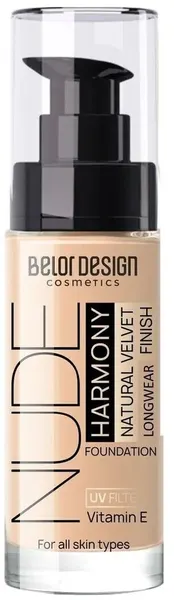 BELOR DESIGN Тональный крем Nude Harmony 33 гр 201 Light beige