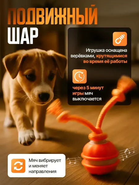 IKEA Игрушки для собак Интерактивный мяч
