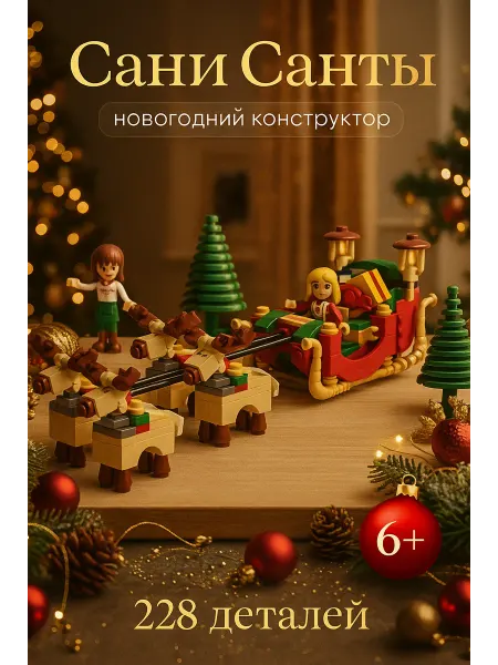 Unicon Конструктор новый год "Сани Санты"