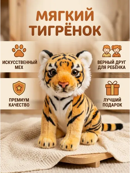 Мягкая Игрушка тигренок