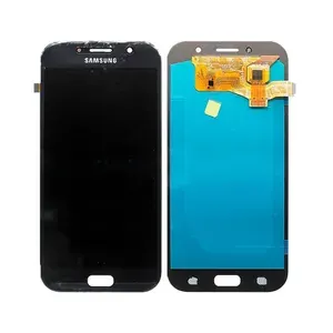 Дисплей для телефона Samsung A720F (A7 2017) в сборе с тачскрином Черный AAA (AMOLED)