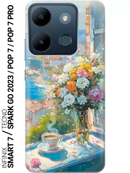 TECNO Чехол на Spark Go 2023 Pop 7 Pro Infinix Smart 7