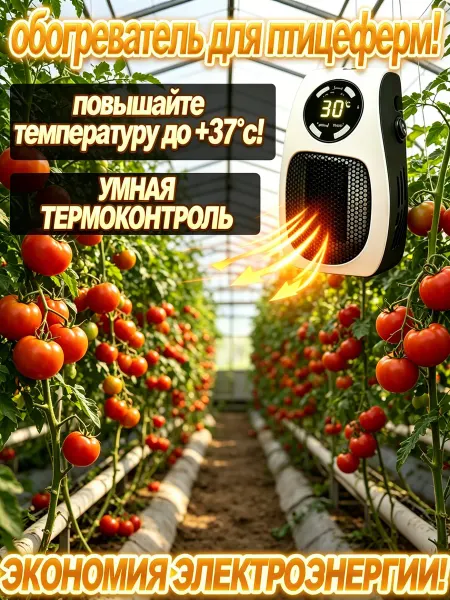 Обогреватель для теплиц Стабильное тепло