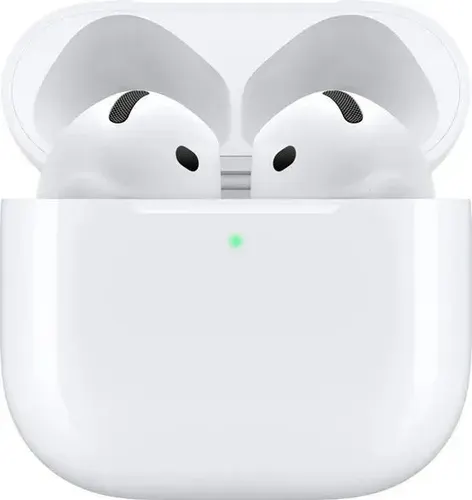 Apple Наушники беспроводные с микрофоном Apple AirPods 4 , Bluetooth, USB Type-C, 2024 белый