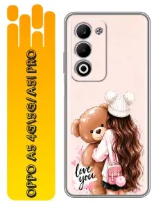 Чехол для OPPO A5 4G, OPPO A5 5G 2025 с принтом Смешная утка на ОППО А5 4Г, ОППО А5 5Г 2025