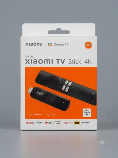 Смарт ТВ-приставка Xiaomi TV Stick 4K (2nd Gen) на базе Google TV
