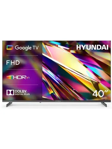 Hyundai Телевизор H-LED40BS5011 (2026), Google TV, Full HD, HLG, HDR10 40″ Full HD, черный