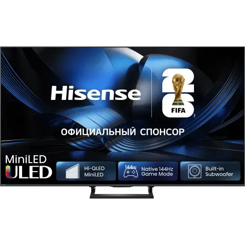 Hisense Телевизор 55U7S (2026) Mini-LED Smart TV 55″ 4K UHD, черный